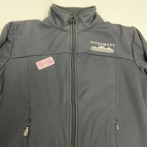Intrawest Black Softshell Jacket Size S With Embroidered Logo & Fleece Lining Fo - Picture 10 of 10